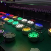 為光照明品牌  4合1RGBW 36W LED投光燈 效果展示