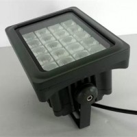 為光照明品牌24W金黃光LED投光燈 樓體照明效果